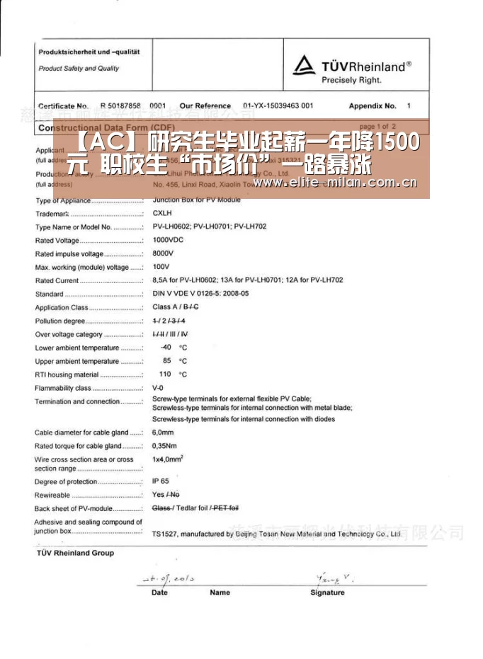 【AC】研究生毕业起薪一年降1500元 职校生“市场价”一路暴涨(图2) APP下载