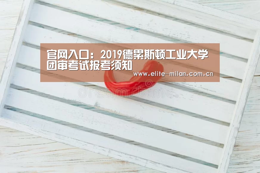 官网入口：2019德累斯顿工业大学团审考试报考须知(图2)